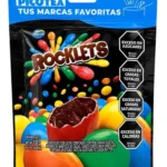 CHOCOLATE ROCKLETS DOY PACK X 130 GR