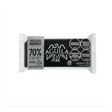CHOCO AGUILA 70% CACAO X 130 GR
