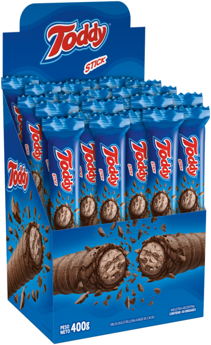 CUBANITOS STICK TODDY X 40 UNIDADES