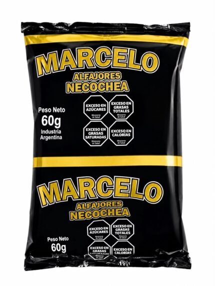 ALFAJOR MARCELO NEGRO 60 GR