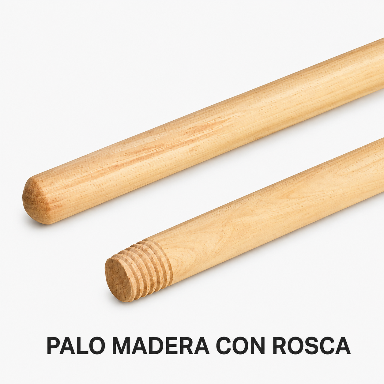 PALO MADERA CON ROSCA