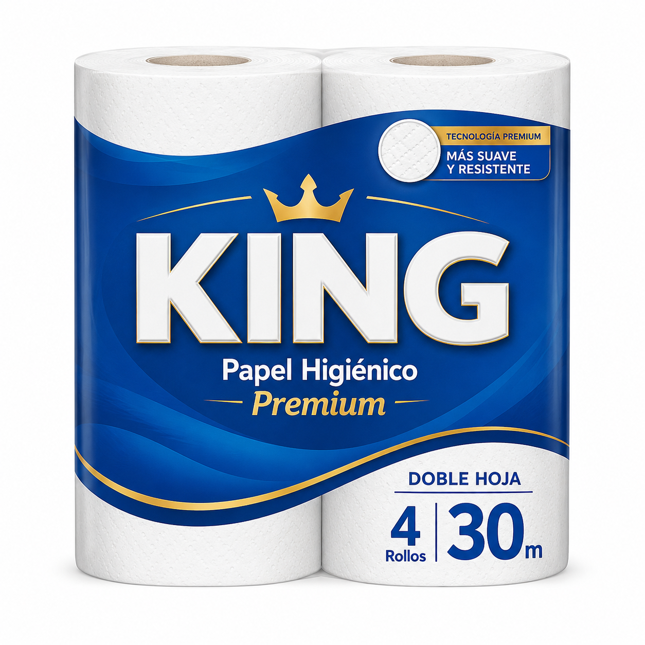 PAPEL HIGIENICO KING 4 X 30 MT
