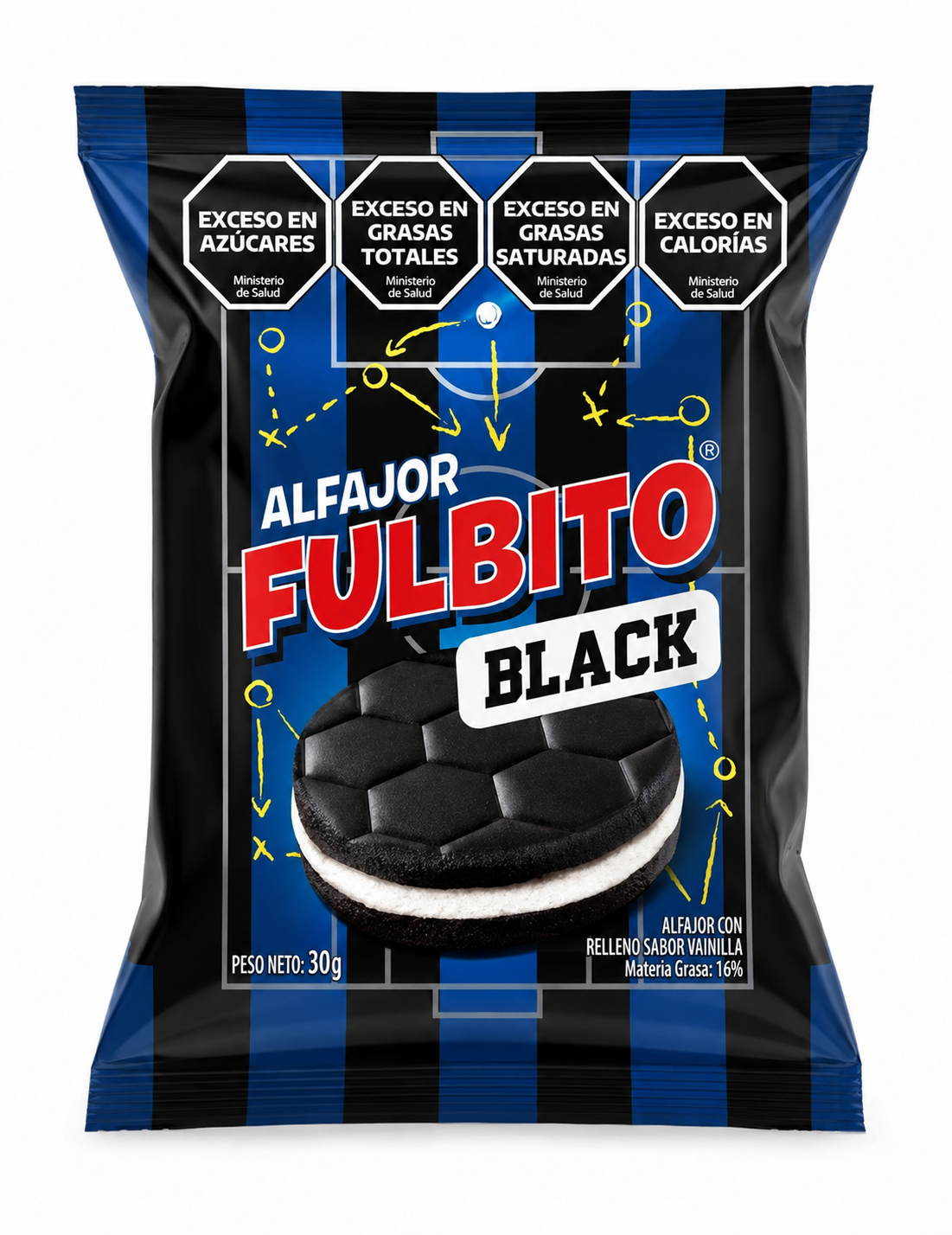 ALFAJOR FULBITO BLACK X 30 GR