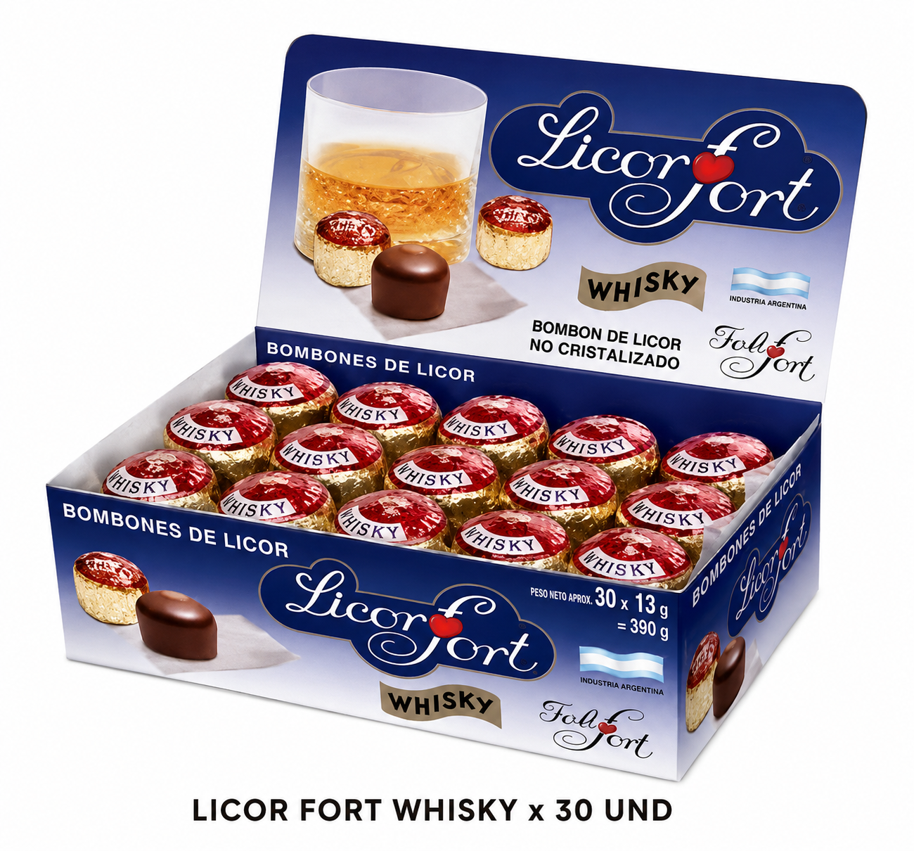 LICOR FORT WHISKY x 30 UND