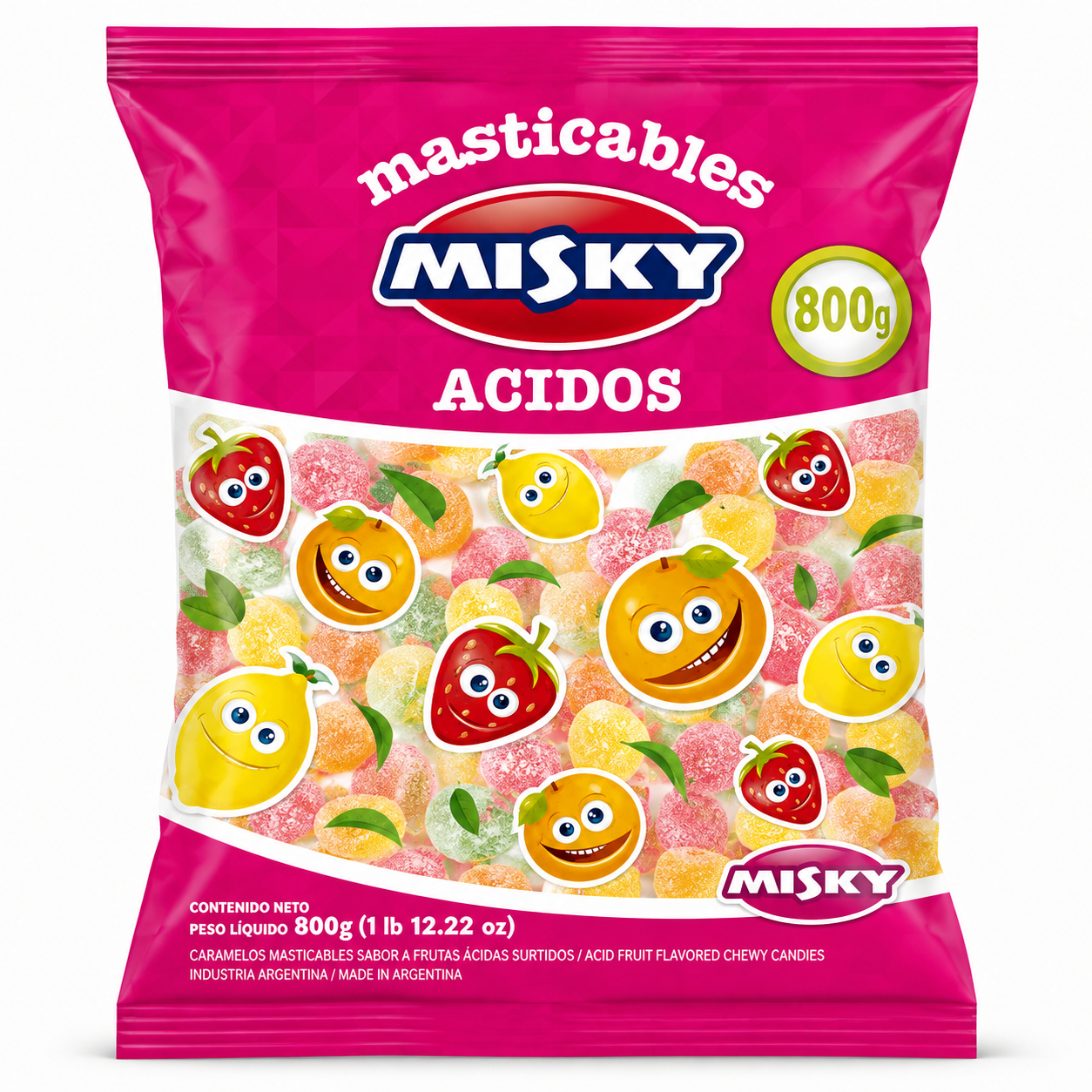 MASTICABLE MISKY ACIDOS - 800 GR