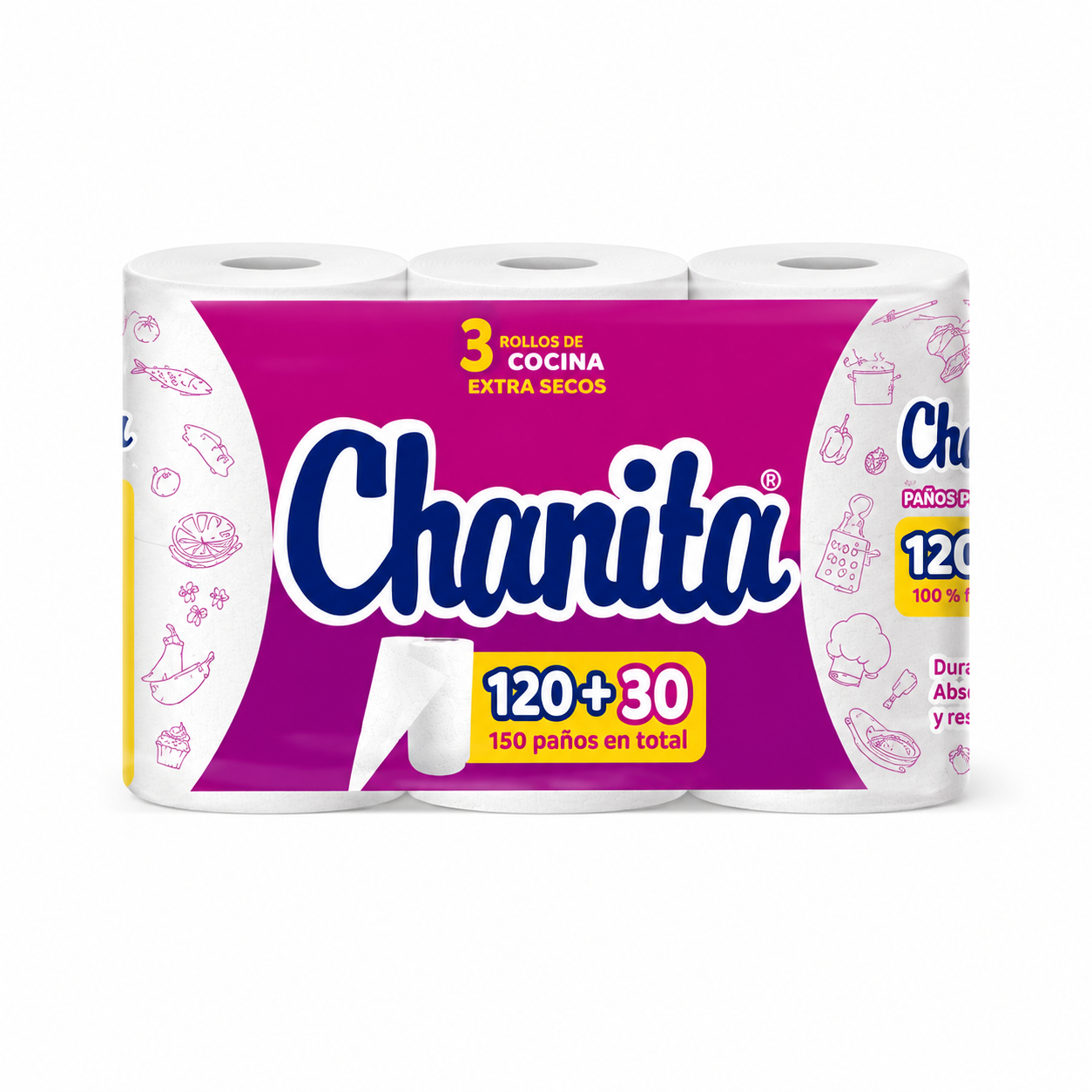 ROLLO DE COCINA CHANITA X 3