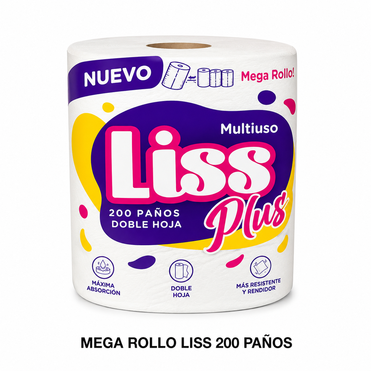 MEGA ROLLO LISS 200 PAÑOS