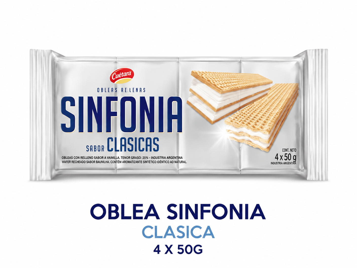 OBLEA SINFONIA CLASICA 4X50G