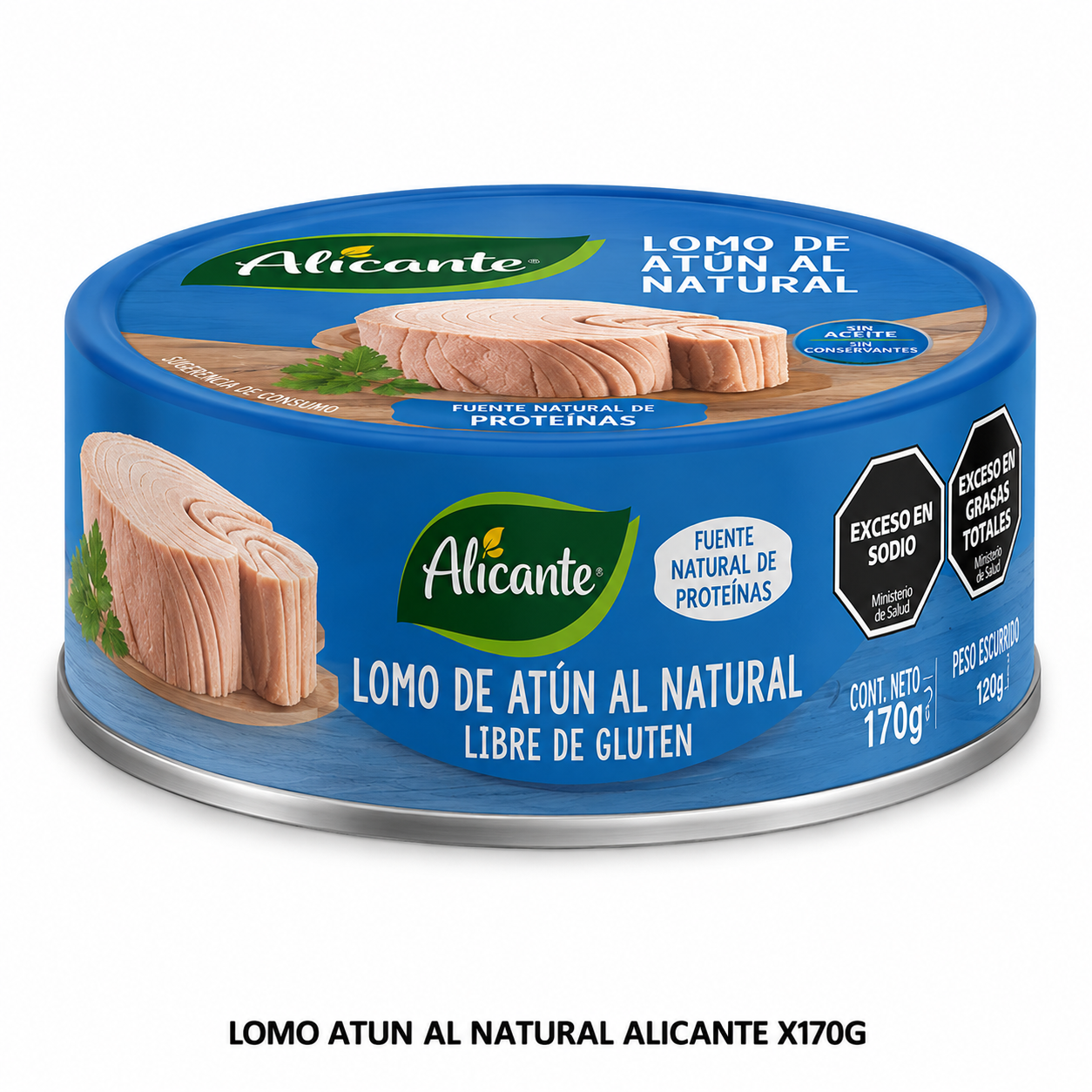 LOMO ATUN AL NATURAL ALICANTE X170G