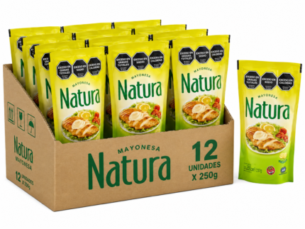 MAYONESA NATURA 250GR X CAJA - 12U