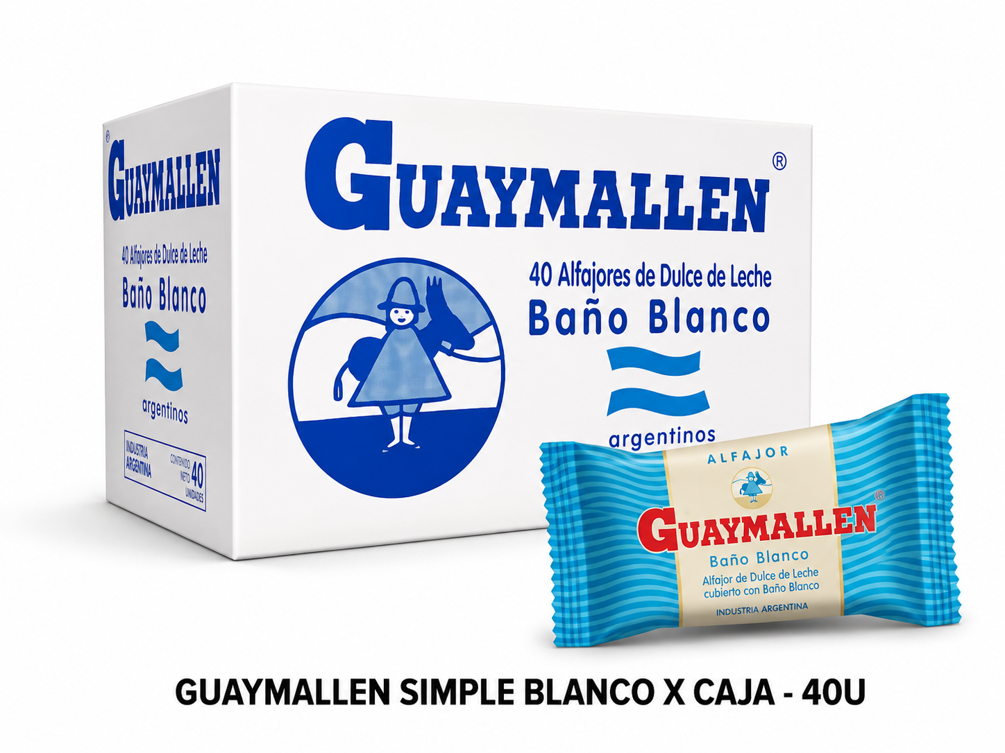 GUAYMALLEN SIMPLE BLANCO X CAJA - 40U
