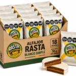 ALFAJOR RASTA BLANCO SIMPLE X CAJA - 18U