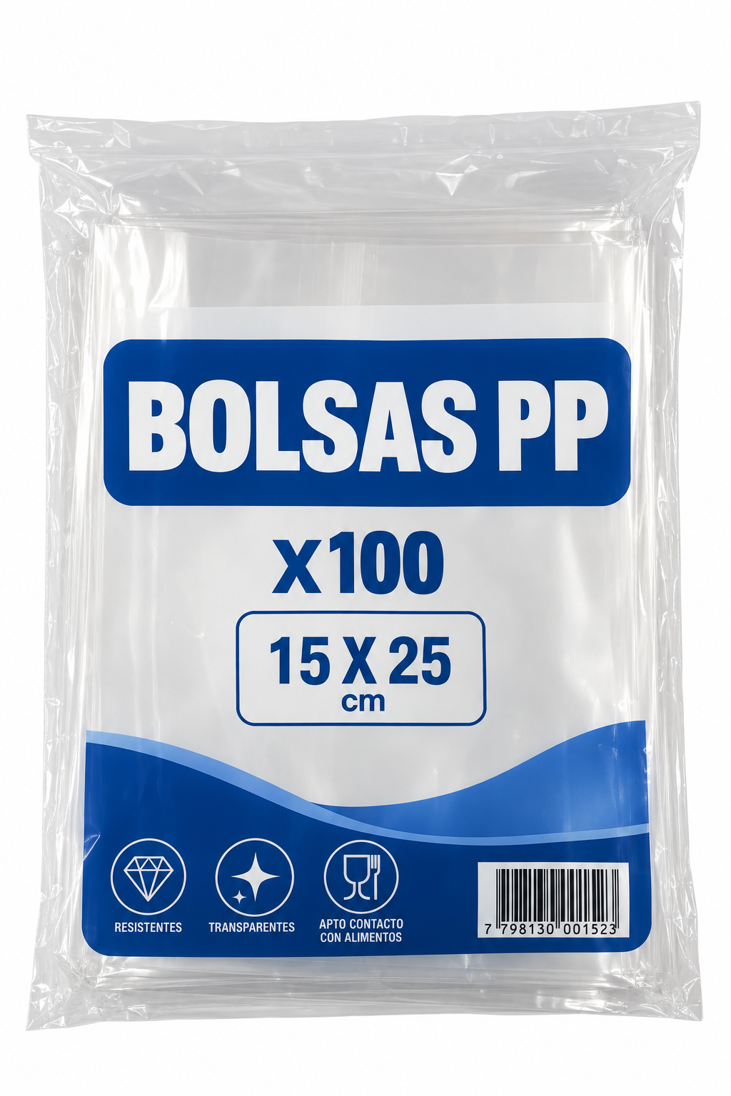 BOLSAS PP X100 15X25