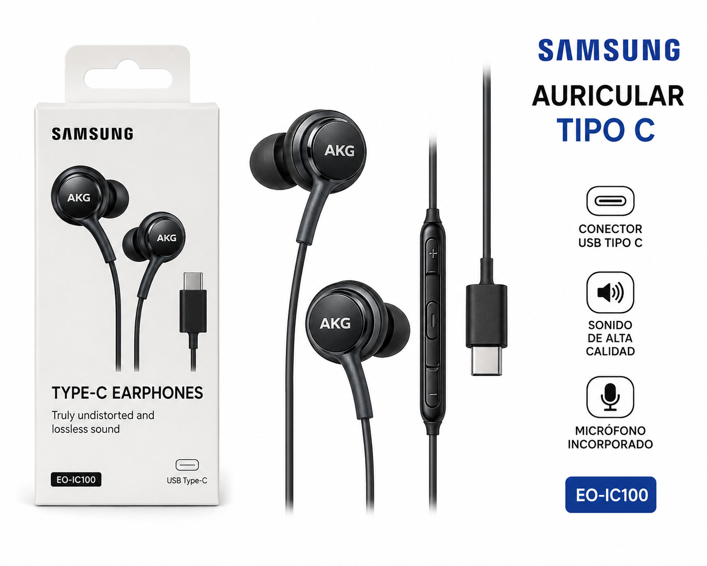 AURICULAR SAMSUNG TIPO C