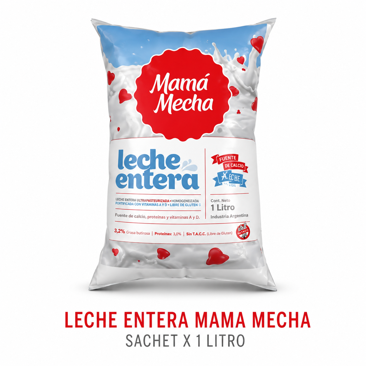 LECHE ENTERA MAMA MECHA SACHET X 1 LITRO