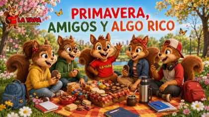 Ardillas de La Yapa Distribuidora compartiendo un picnic de primavera