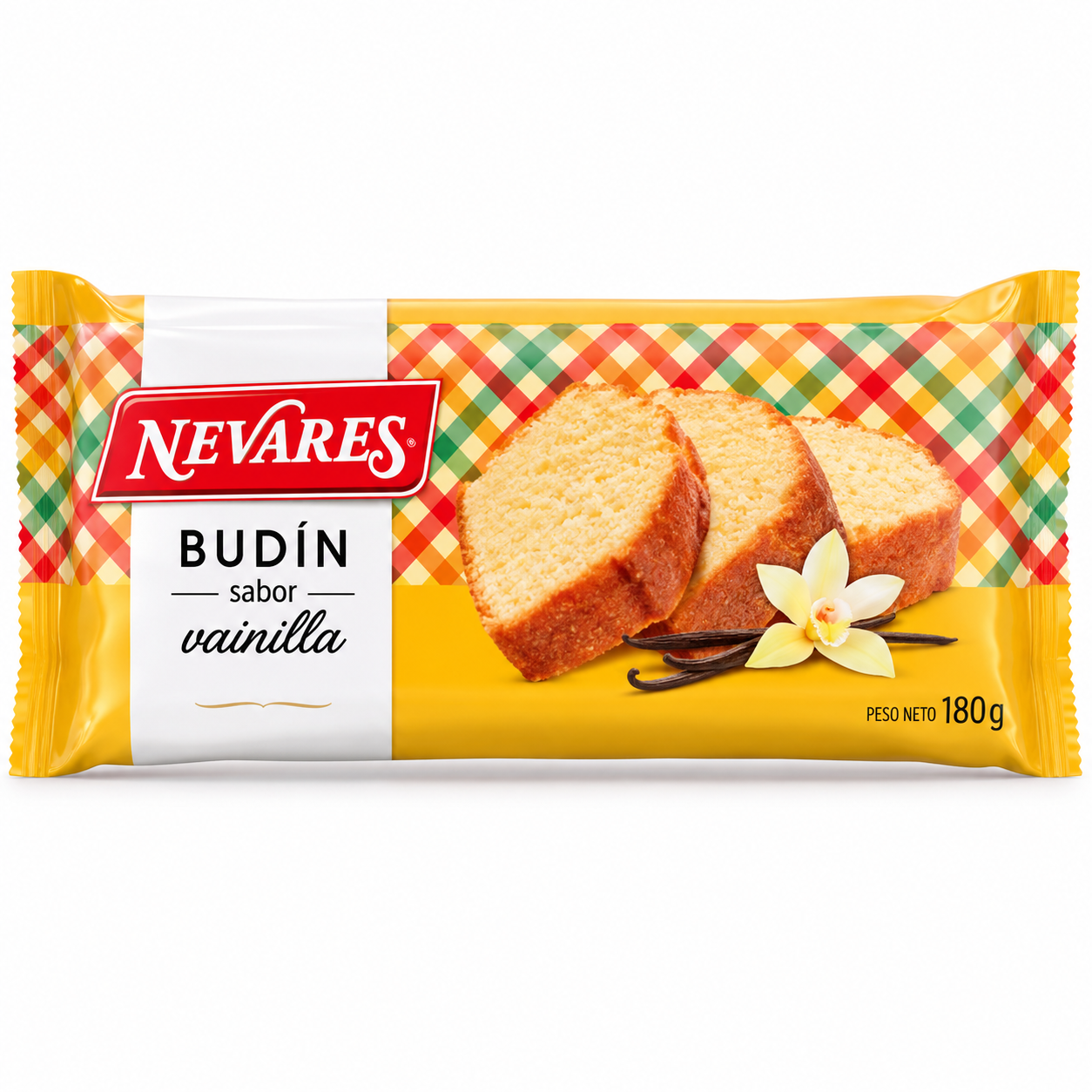 BUDIN NEVARES VAINILLA X180g
